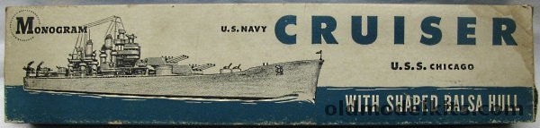 Monogram 1/504 USS Chicago CA-136 - US Navy Heavy Cruiser, B3 plastic model kit